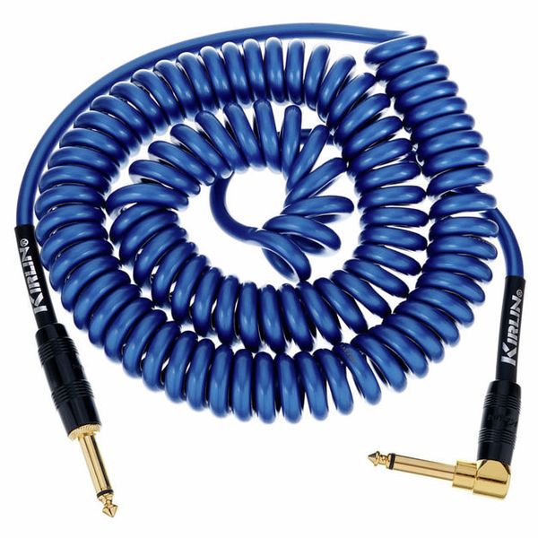 Kirlin Premium Coil Cable 6m Blue