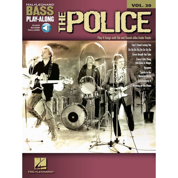 Hal Leonard Bass Play-Along The Police