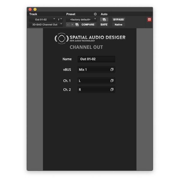 New Audio Technology Spatial Audio Designer - FS