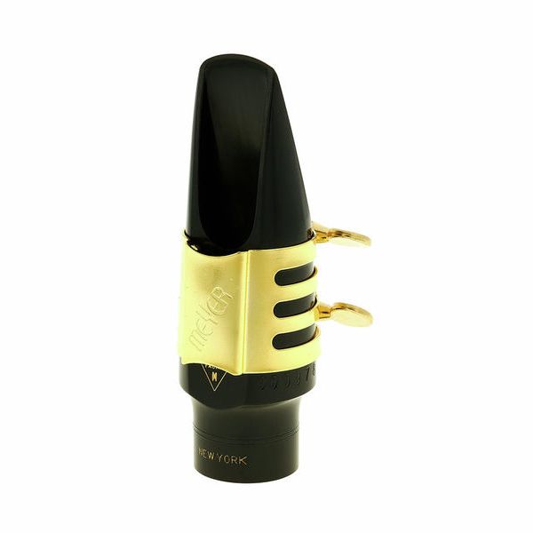 80mm Length Leather with Reed Ligature Black For Bb Saxophone Mouthpiece 
