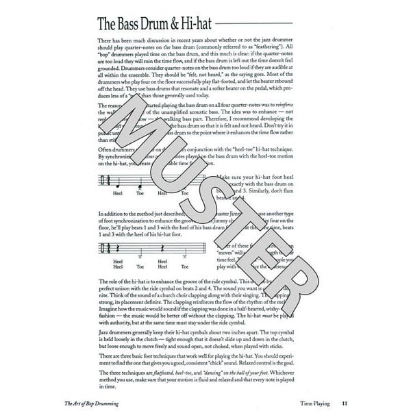 Alfred Music Publishing The Art of Bop Drumming
