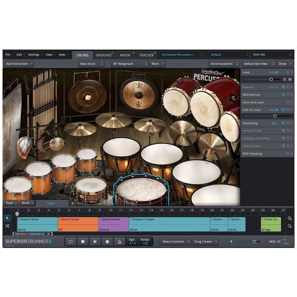 Toontrack SDX Orchestral Percussion