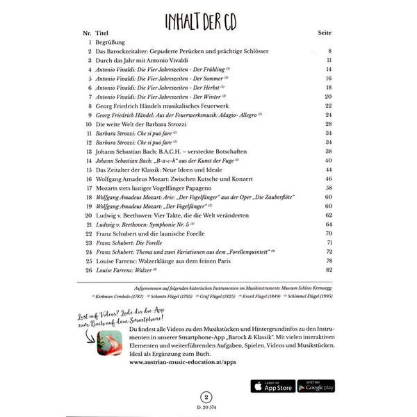 Doblinger Musikverlag Zeitreise durch die Musik