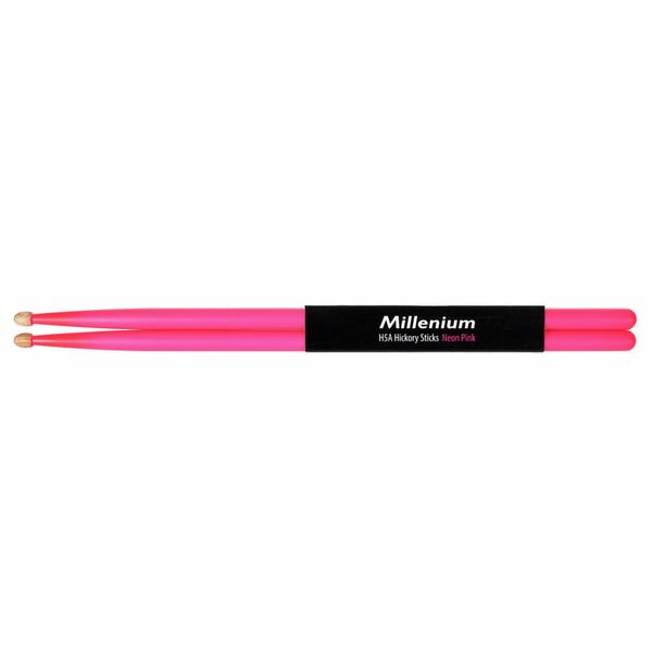 Millenium H5A Hickory Sticks Neon Pink