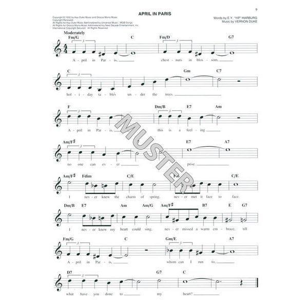 Hal Leonard Easy Jazz Standards Fake Book