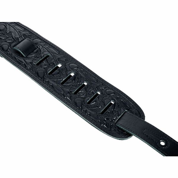 Levys Veg-Tan Leather Strap 3" BK