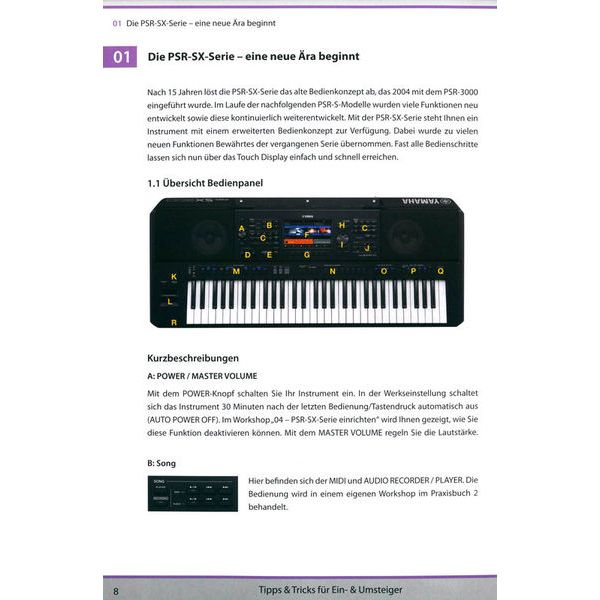 Keys Experts Verlag SX700/ 900 Praxis Buch 1