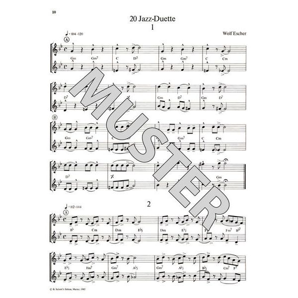Schott 20 Jazz-Duette 1