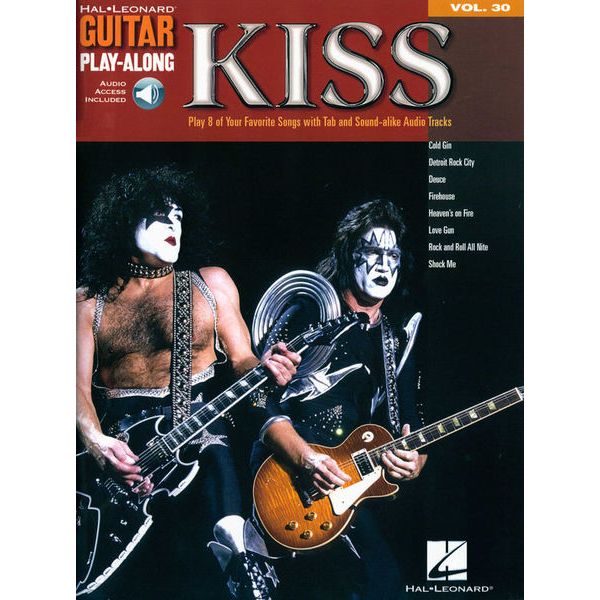 Hal Leonard Guitar Play-Along Kiss