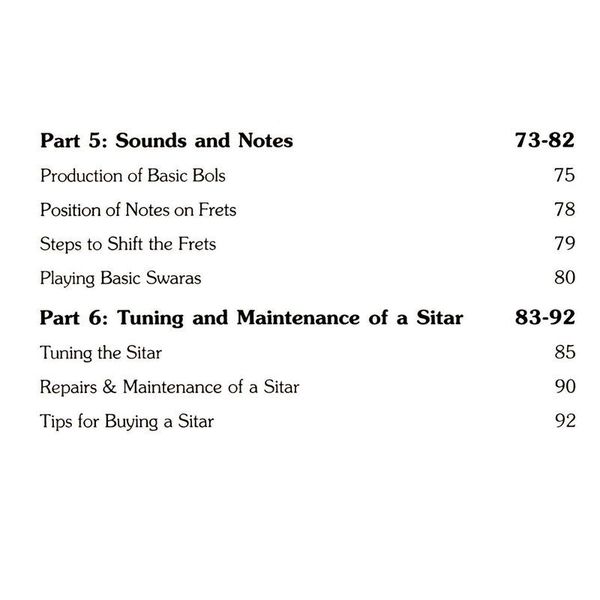 Pankaj Publications Handbook of Sitar