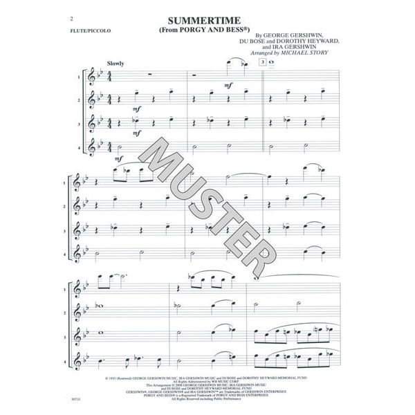 Alfred Music Publishing Pop Quartets For All Flute Thomann United States