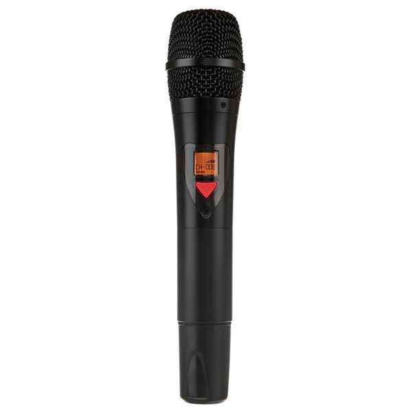 Dual Handheld Mikrofon UHF Funkmikrofon 2 Kanal Wireless Karaoke Mic Microphone 