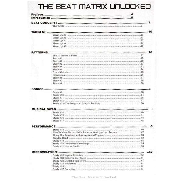 Hudson Music The Beat Matrix Unlocked