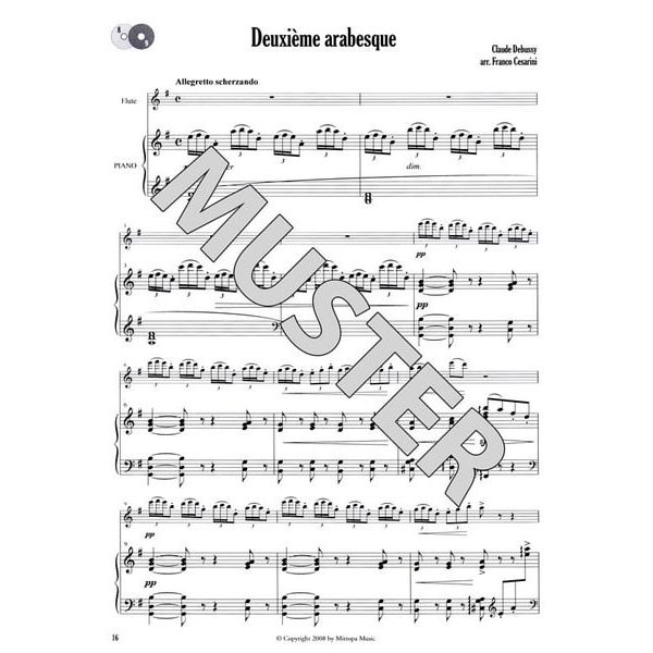 Mitropa Music A Debussy Album Flute