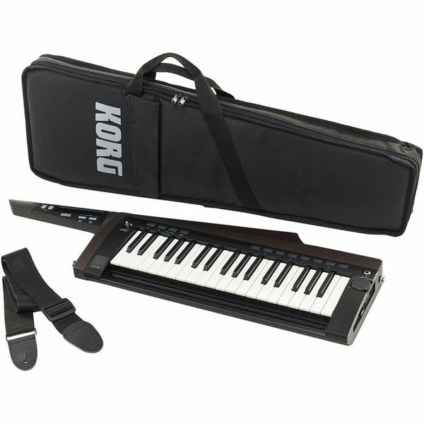 thumbnail image 2 of Korg RK-100S 2 BK Translucent Black Keytar Synthesizer Shoulder Keyboard 37-Keys 2 of 11