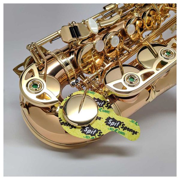 Key Leaves Spit Sponge Saxophone