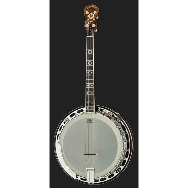 Vintage Brown Gold Tone IT-250F Irish Tenor Banjo 