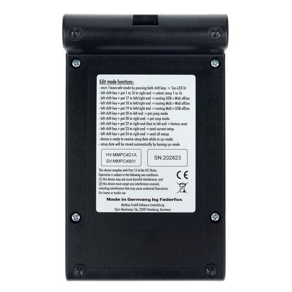 Faderfox PC4