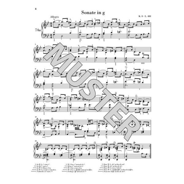 Henle Verlag Scarlatti Klaviersonaten IV