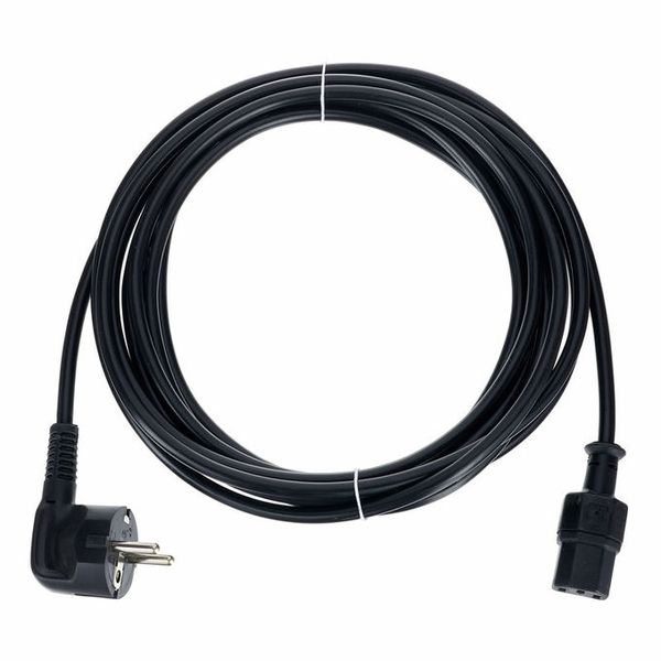 Stairville IEC Power Cable 5,0m BK angled