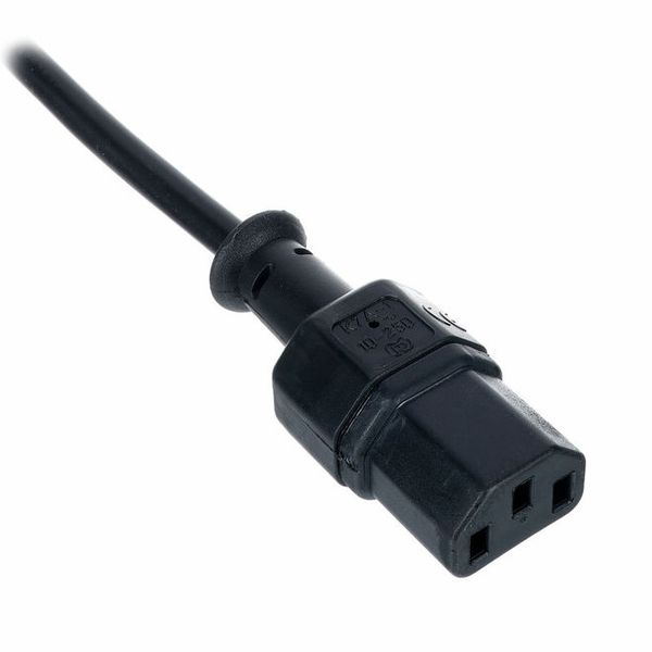 Stairville IEC Power Cable 5,0m BK angled