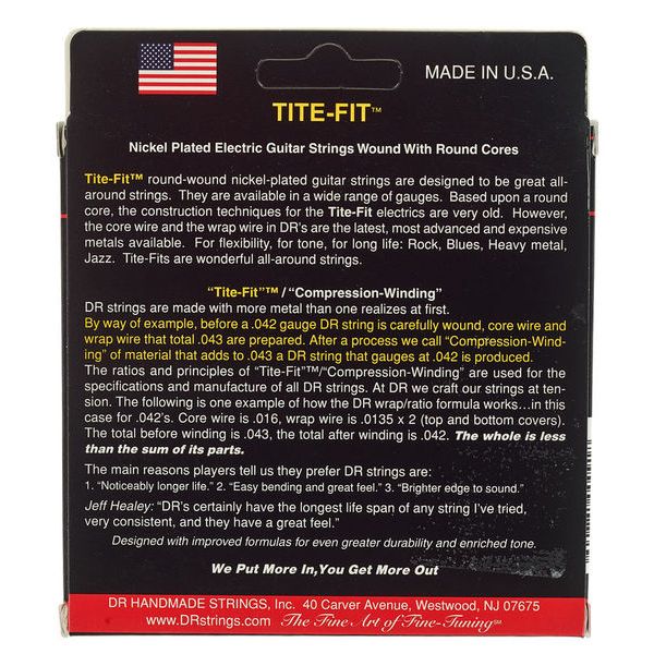 DR Strings Tite-Fit MT7-10