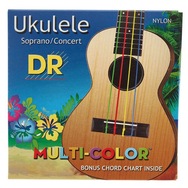 DR Strings Multi-Color UMCSC Ukulele