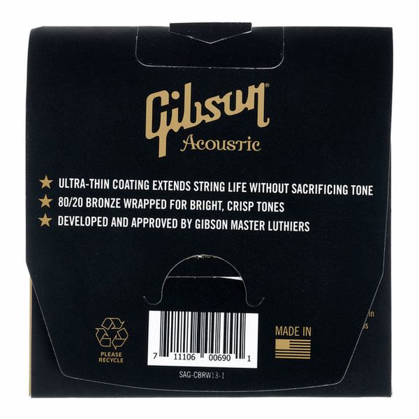 Gibson Coated 80/20 Bronze Medium – Thomann United States