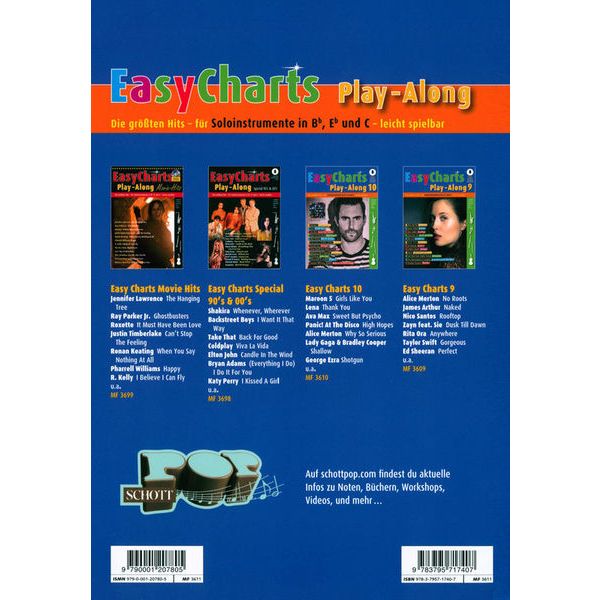 Music Factory Easy Charts PlayAlong 11 Thomann United States