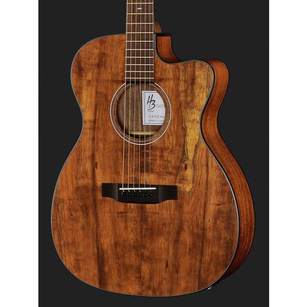 harley benton koa guitar