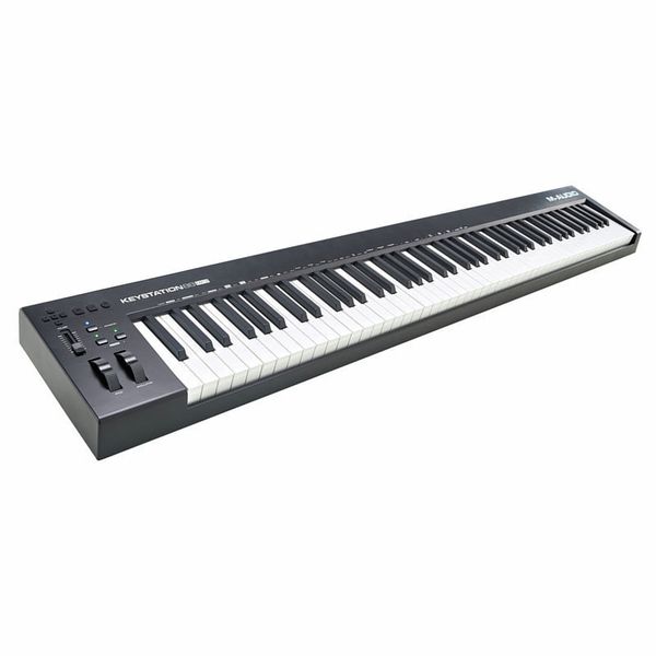 M-Audio Keystation 88 MK3 88 Key Semi Weighted MIDI Keyboard Controller with Universal Sustain Pedal with Piano Style Action SP-2 