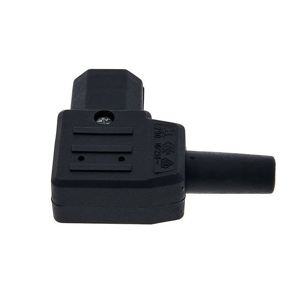 Stairville IEC connector fmale angled C13