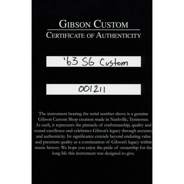 Gibson SG ´63 Custom 3 PU Maestro SSP