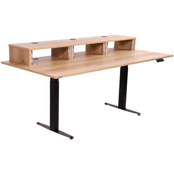 extending desk oak