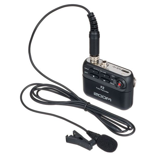 F2-BT/W inkl 32-bit Recorder mit Bluetooth Lavalier-Mikrofon Zoom Weiß 