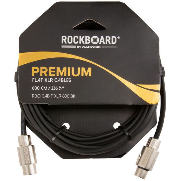 Rockboard Flat XLR Cable 600 cm