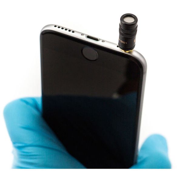 EDUTIGE EIM-001 Microphone à condensateur omnidirectionnel pour Smartphone et Tablette 