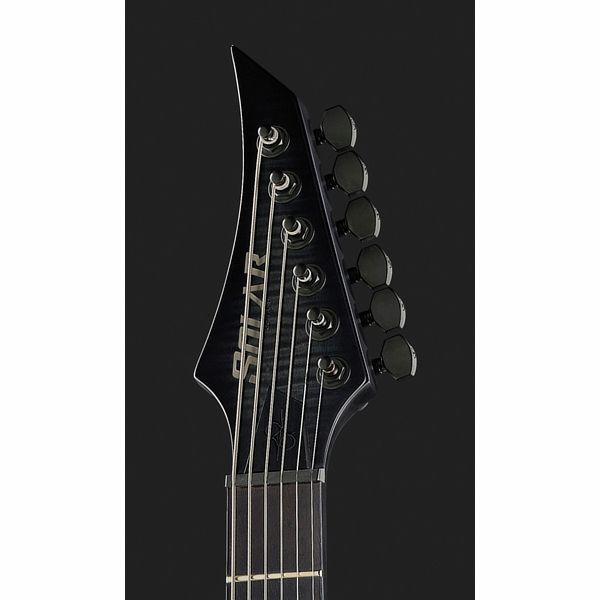 Solar Guitars E2.6FBB-27 Baritone Flame BK