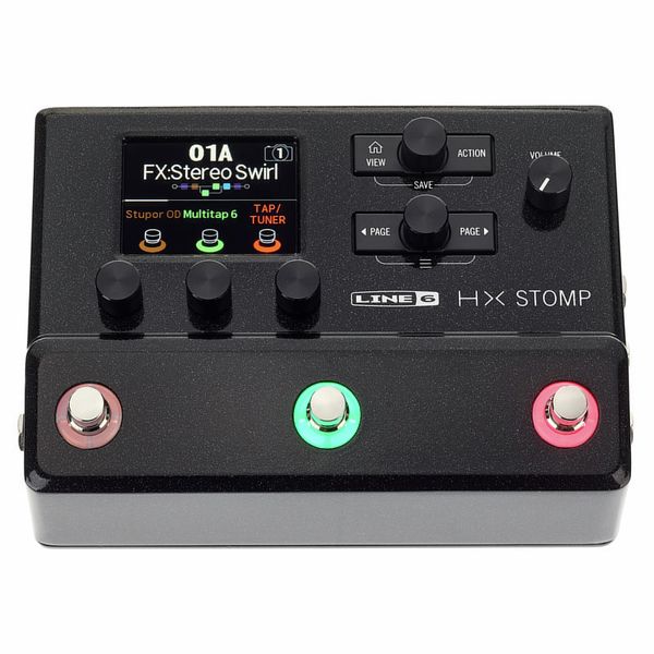 Line6 HX Stomp + HOTONE AMPEROSWITCH-