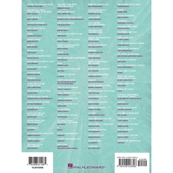 Hal Leonard 100 Most Beautiful Songs Git