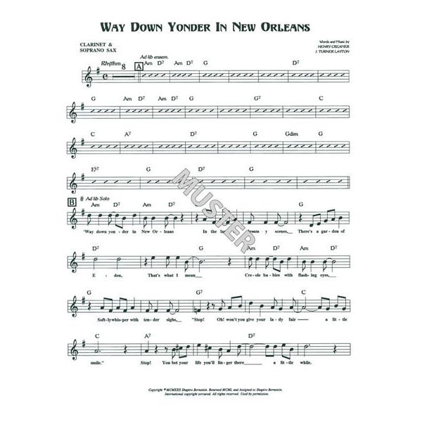 Music Minus One From Dixie to Swing Thomann United States