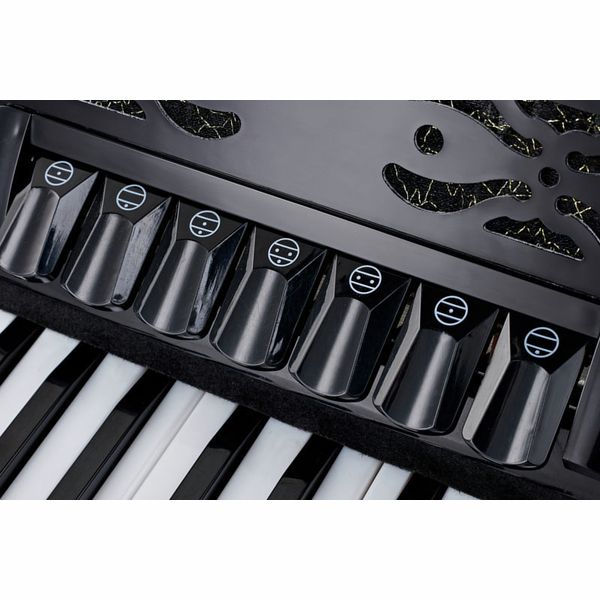 Startone Piano Accordion 120 Black MKII