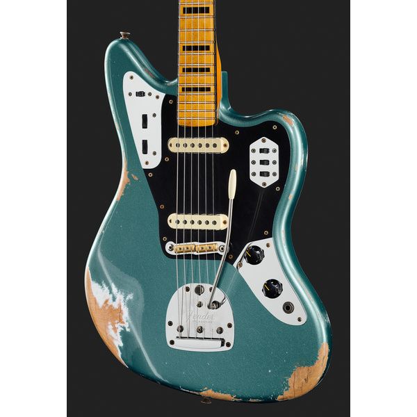 fender jaguar teal