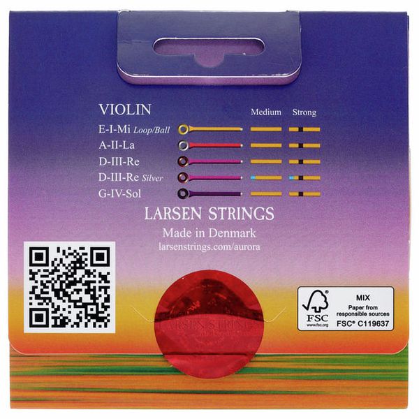 Larsen Aurora Violin Set D Silver Str Thomann United States