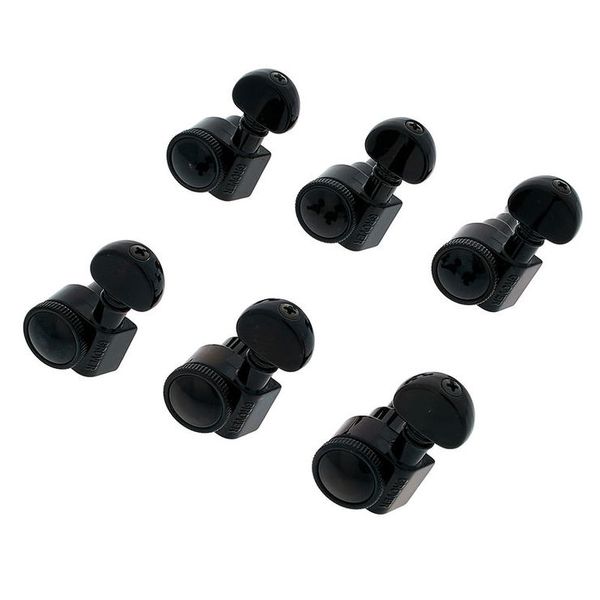 grover locking tuners 6 inline black