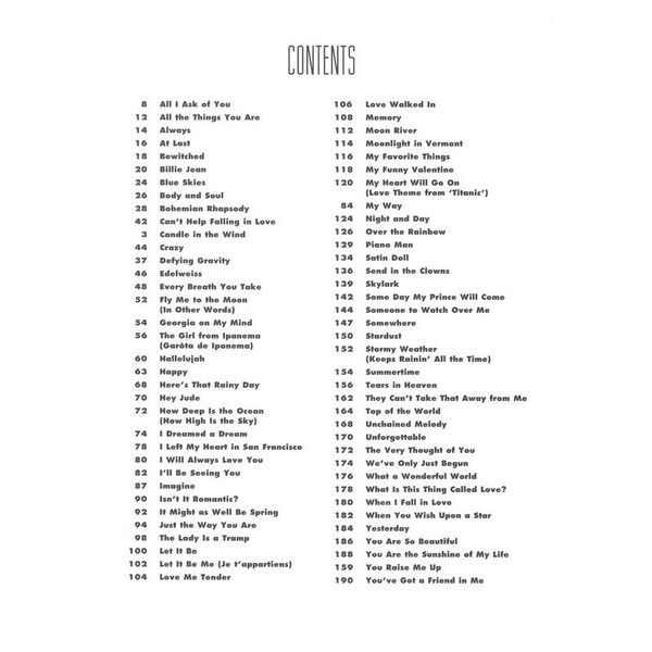 Hal Leonard The Best Songs Ever
