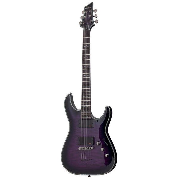 schecter hellraiser purple burst