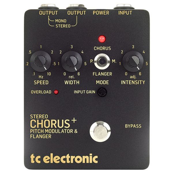 chorus and phaser pedal