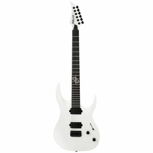 white guitar