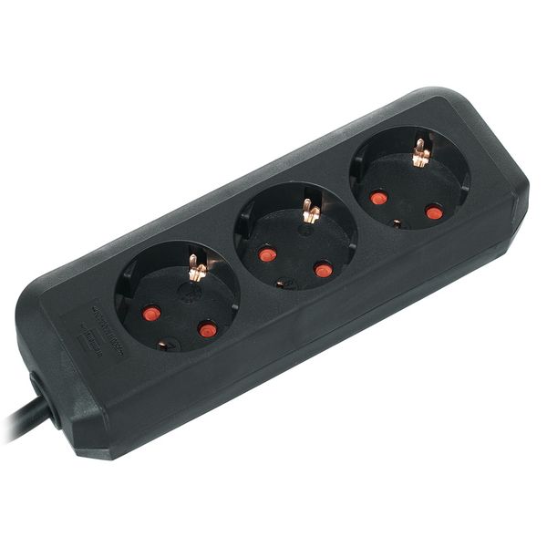 Brennenstuhl Eco-L 3 Way Split 1,5m BK